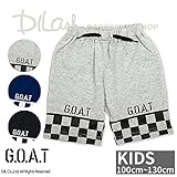 迷彩ハーフパンツ(６分丈)/GOAT(ゴート) 夏 120 ネイビー