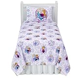 Disney Frozen Heavyweight Flannel Sheet Set (Twin) [並行輸入品]