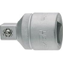 Amazon | HAZET(ハゼット) ソケットアダプター メタリック 36mm 【日本