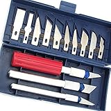 彫刻刀　13ブレード 手彫り 木彫り工具 木工彫刻 彫刻ハンドルナイフ 木工　彫刻　伝統工芸　木彫り　版画　篆刻　日曜大工　DIY工具 個人趣味　初心者　プロ　子供に適用