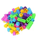 ノーブランド品 　５００枚　プラスチック製　ビルディングブロック　積み木　子供　知育玩具　多色