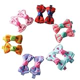 HBF 12点セット 子供 キッズ アクセサリー ヘアクリップ 髪飾り 髪留め かわいい 蝶結び リボン ヘアアクセサリー ヘアピン 子供 ベビー 誕生日 飾り パーティ 記念