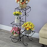 Plant shelf アイロンフラワーラック、リビングルームフラワーポットラックバルコニー盆栽フレームプラントディスプレイスタンド Flower racks ( 色 : A , サイズ さいず : 