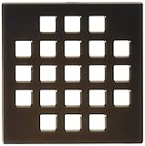 Ebbe E4810-ORB Classic Unique Grate, Oil Rubbed Bronze, 4" [並行輸入品]