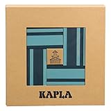 Kapla [ カプラ ] 魔法の板 カラー （ライトブルー20枚+ダークブルー20枚） BL+BP （おもちゃ 玩具 知育 積み木 プレゼント) 【数量限定Rainbow Loomの特典付】 [並行