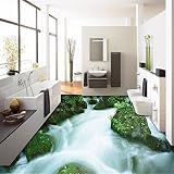 Sproud 個人化されたカスタム 3 D 屋外山ストリーム・クリークの風景３次元タイル厚防水ウェアラブル Pai 430 Cmx 300 Cm