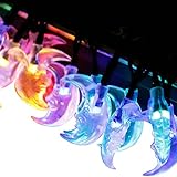 A-SZCXTOP　ソーラーストリングライト 月　ムーン LEDライト イルミネーション クリスマス パーティー 防水 省エネ 環境に優しい 使いやすい カラフル 30LED