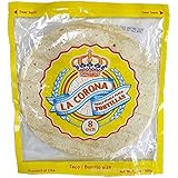 フラワートルティーヤ ラ・コロナ(タコス用生地) 8インチ(20cm)×8枚 LA CORONA TORTILLAS