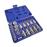 Felimoa 29pc E型トルクス ソケット セット 雄雌 ビット 専用ケース 花形 星形 特殊工具 車 シート ネジ ボルト ナット
