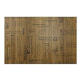 有孔ボード　木目調英字入りブルックリンアルダー　1/3サイズ(4ミリ厚x横900ミリx縦600ミリ) UKB-600900-2422-53 穴径5ミリ穴ピッチ25ミリ 1枚入り