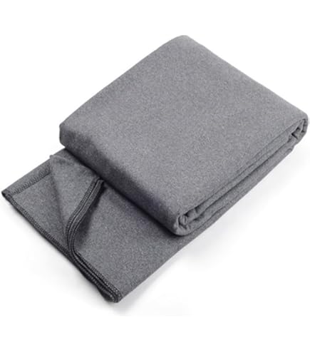 Amazon.co.jp: Iyengar コットン100%ヨガブランケット グレー 4