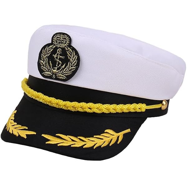 Amazon.co.jp: [happykoko] 海軍 帽子 コスプレ 船長 艦長 キャップ