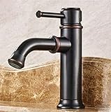 Oil Rubbed Bronze Single Handle One Hole Bath Basin Faucet [並行輸入品]