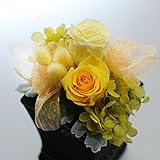 プリザーブドフラワー ハニーテール ピースイエロー