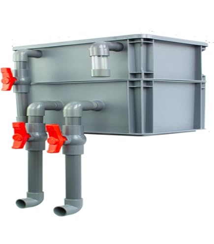 Amazon | 600サイズ 特注三層式濾過槽 蓋付ウールボックス付