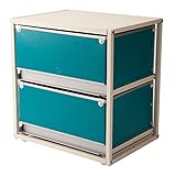 「スタックストー」 引き出しチェスト trunk 2 (トランク 2段)ブルー