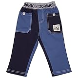 【本体綿100％】2018年 春物 ZOOMIC ズーミック 布帛 お尻アップリケ ロング丈パンツ ネイビー◇95cm