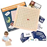 かけ算ボードゲーム - モンテッソーリのかけ算と割り算のボードゲーム,親子インタラクティブ数学ボードゲーム、子供向け教育ボードゲーム 3+