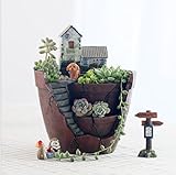miyare(ミヤレ) 植木鉢　プランター　ガーデンポット　プランター ガーデニング クリエイティブな鉢　一個セット