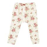 (チャックル) chuckle *スウィートガール*お花柄レギンス レッド 100cm P3557-100-21