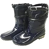 SS 婦人PVCお手軽ブーツ ネイビー L (24.0~24.5cm) NAVY SS-0188