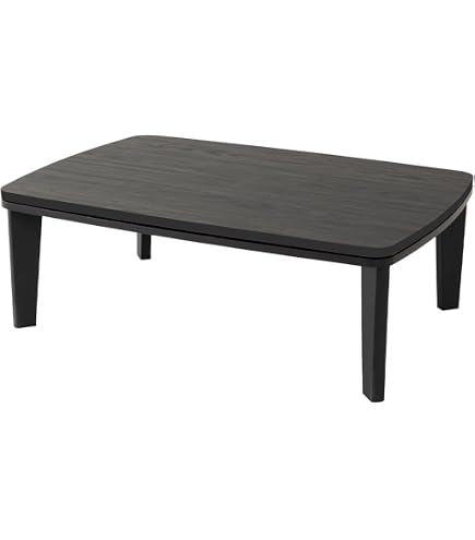 Amazon.co.jp : こたつ テーブル 幅105cm×奥行70cm 長方形 中間入切