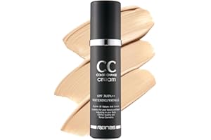 Ronas CC Color Change Cream SPF38 PA+++ UV Protection Sunscreen Foundation Makeup base Korean Aesthetic Cosmetics 1.69 Fl oz