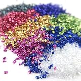 【リュミエラ】【ラメ封入素材】8色×20ｇ レジン封入 ネイル キラキラ素材 さざれ石 レジンパーツ ネイルパーツ ハンドメイド クラフト素材 (キラキラ系Ｂ)