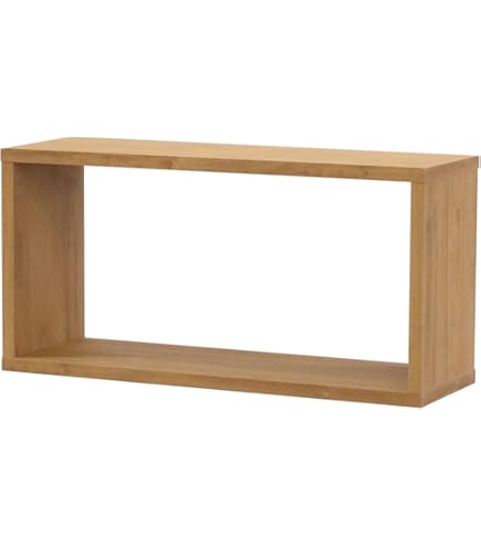 Amazon | アジアン家具 バリ家具 ♪ARチーク材 ナチュラルラック 3段