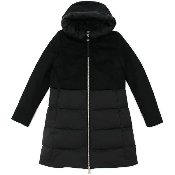 Amazon | [デュノ] ダウンジャケット コート バロン ブラック