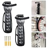 Waller paa 2 pc自転車バイクサイクリング壁マウントフックハンガーガレージストレージホルダーラック
