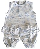 Kissy Kissy baby-girls Infant Heart Blossom Print Sleeveless Short Playsuit カラー: ホワイト