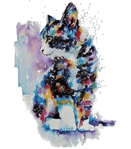 めぇたん♡＊月と猫ステンド背景アクリル表札＊４辺４５度斜めカット＊ＵＶ印刷 めぇたん♡＊月と猫ステンド背景アクリル表札＊4辺45