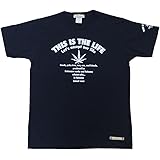 [インココモ] ロゴ ＆ヘンプ柄 メンズTシャツmt052