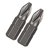 Vermont American 15306 Type Phillips Size Number 2 with 1-Inch Length Extra Hard Screwdriver Bit, 2 