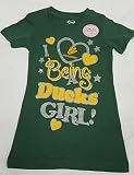NCAA Oregon Ducksキッズ/ガールズ、グリーン、ロングTシャツ「I LOVE BEING A Ducks女の子」（サイズXLサイズ14 / 16 )