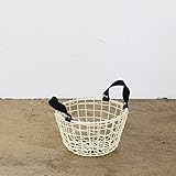 COCO WIRE HANDLE BASKET NO.02 IVORY