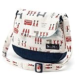 元気にお出かけベビーショルダーバッグ　てくてくロンドン行進曲（生成）　B1702100　日本製