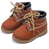 「HIKARE」子供シューズ　防寒ブーツ　ショートブーツ 編み上げブーツ 男の子・女の子　人工絨毛　保温　キーズ靴　滑り止め　紐靴　男女兼用