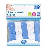 Soft Baby Wash Cloths Towel Flannel Machine Wash from 0 Months + by First Steps