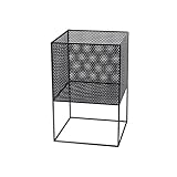 HCHWH ミニマルインテリアリビングルームフロアフラワーシェルフバルコニークリエイティブフラワースタンド46 * 30 * 30cm ( 色 : ブラック )