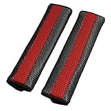 uxcell シートベルトパッド レッド　ブラック 2個セット
