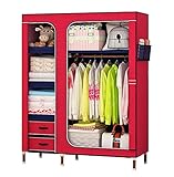 MIXED クローゼット カバー付きハンガー ワードローブ 洋服収納ラック 防塵・防汚 シンプルスタイル 大容量 衣類収納 整理タンス おしゃれ マジック 収納ボックス