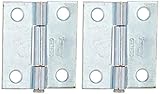 Stanley Hardware CD840 1-1/2" Zinc Plated Narrow Utility Hinge Removable Pin W/Screw [並行輸入品]