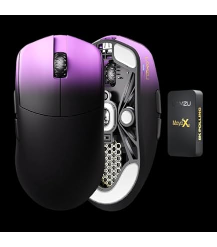 Amazon.co.jp: Lamzu MAYA X Gaming Mouse, Purple Shadow