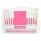 One Grace Place Simplicity Infant Crib Bedding Set, Hot Pink/Pink/White by One Grace Place