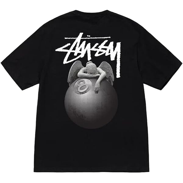 Amazon.co.jp: Stussy WORLD Tour TEE Short Sleeve T-Shirt, Black