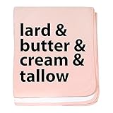 CafePress – Lard &バター – スーパーソフトベビー毛布、新生児おくるみ ピンク 05469785536832E