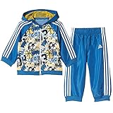 アディダス(adidas) ベビー Infant SP ウーブン フルジップパーカー上下セット DSG87 CE9601 コアブルー/Eイエロー 80