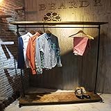 HAIZHEN 服のラック床のタイプ多機能コートディスプレイスタンド服店100 * 35 * 150センチメートル